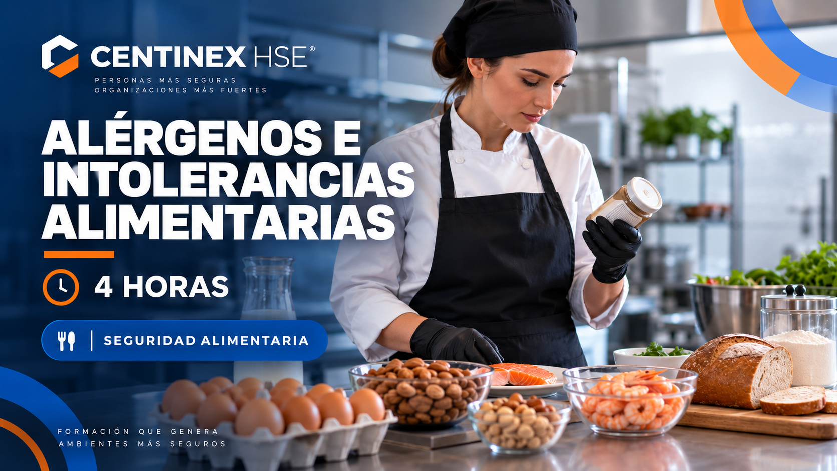 Portada de Alérgenos e Intolerancias Alimentarias · 4 horas