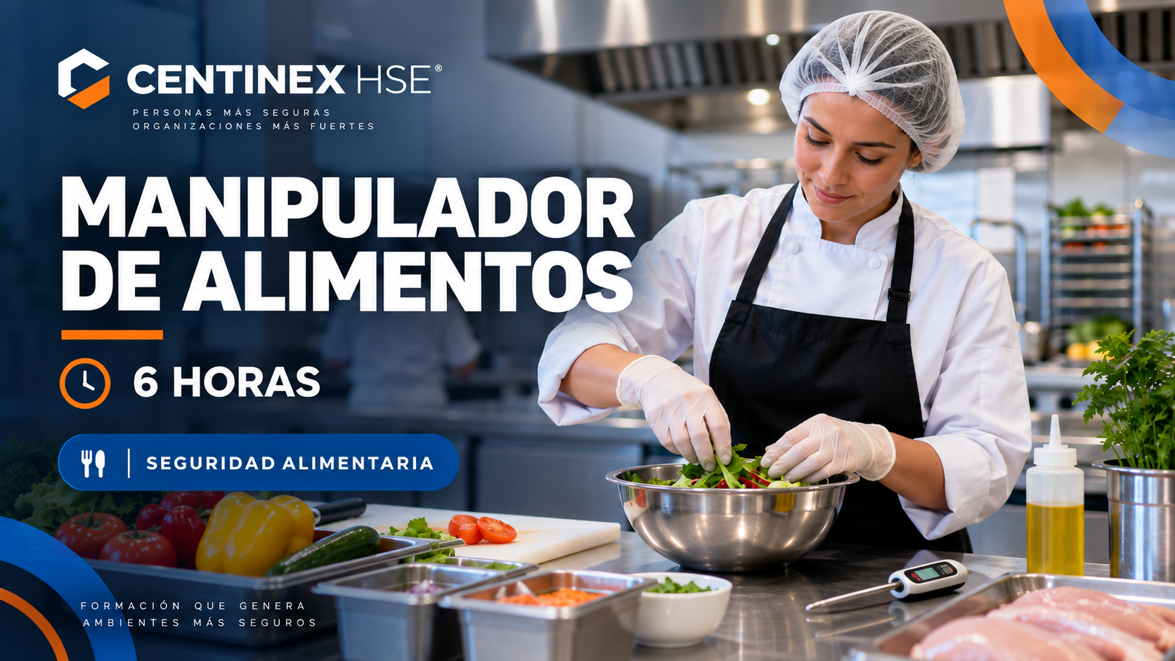 Portada de Manipulador de Alimentos · 6 horas